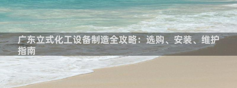 新城平台注册资金多少：广东立式化工设备制造全攻略：